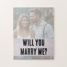 Casse-tête de photo de proposition personnalisée V