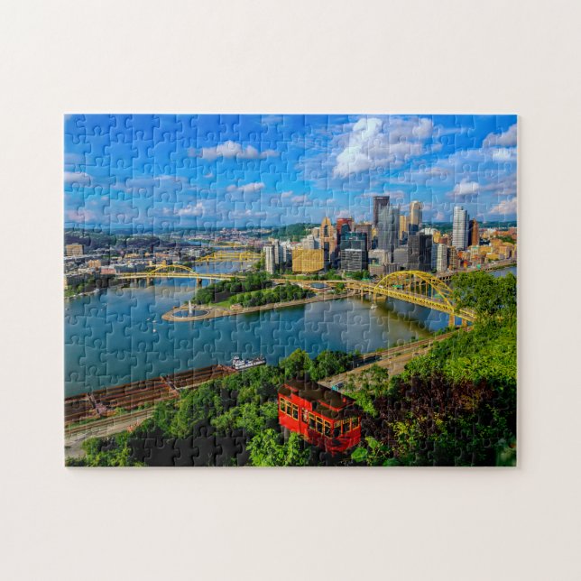 Puzzle Casse-tête de Pittsburgh avec inclinaison (Horizontal)