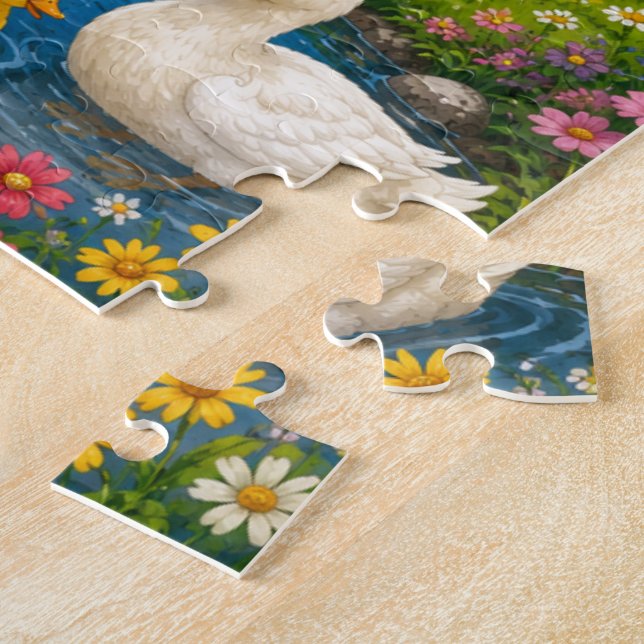 Puzzle Casse-tête de plaisir à la ferme amicale (Côté)