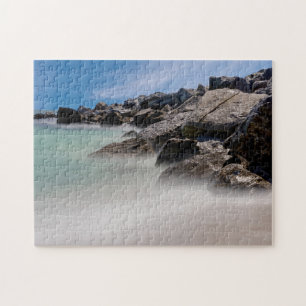 Puzzle Casse-tête de rochers et de vagues de Shell Island