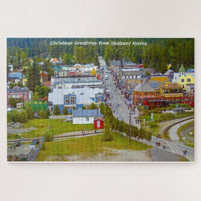 Puzzle Casse-tête de Skagway Alaska (Horizontal)