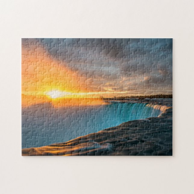 Puzzle Casse-tête de Sunset Falls (Horizontal)