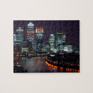 Puzzle Casse-tête de vue de nuit de Londres