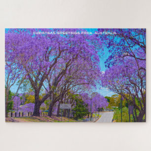 Puzzle Casse-tête des arbres de Jacaranda d'Australie