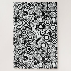 Puzzle casse-tête des cercles abstraits