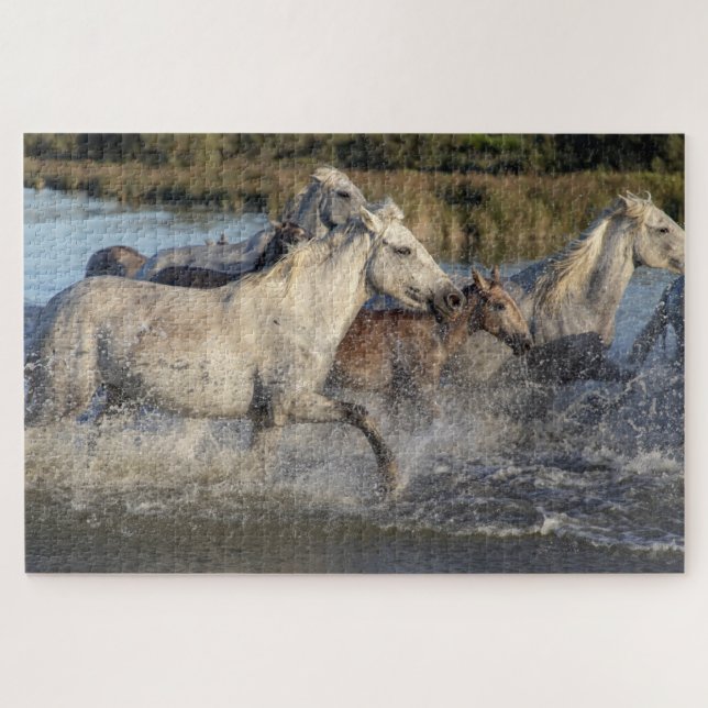 Puzzle casse-tête des chevaux (Horizontal)