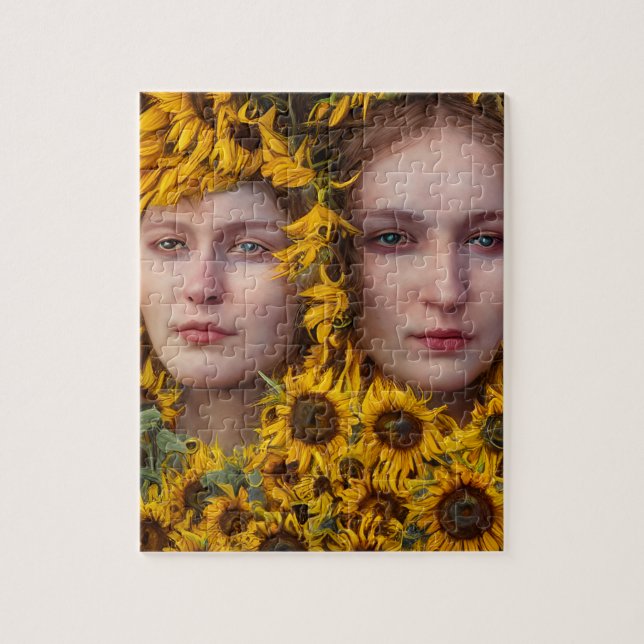 Puzzle Casse-tête des Déesses Tournesol (Vertical)