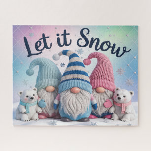 Puzzle Casse-tête des gnomes sous la neige