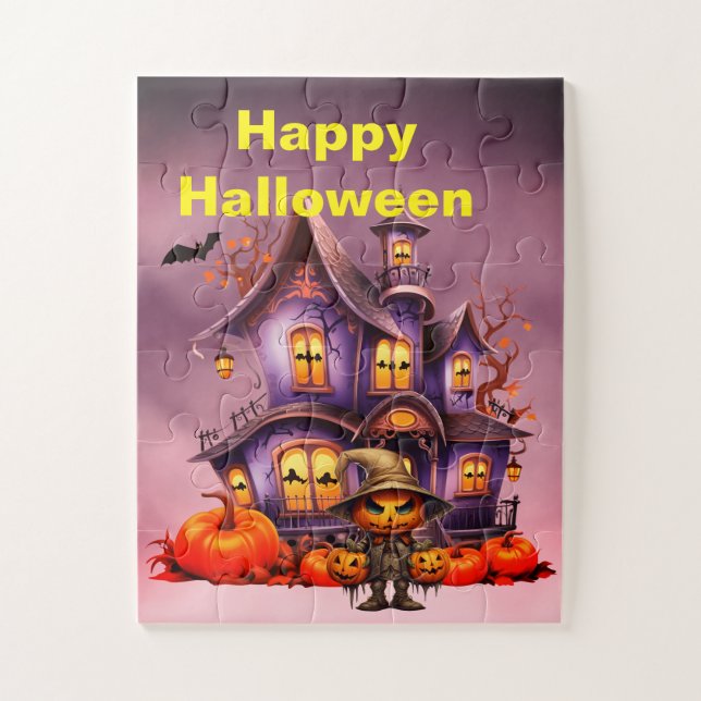 Puzzle Casse-tête d'Halloween effrayant (Vertical)