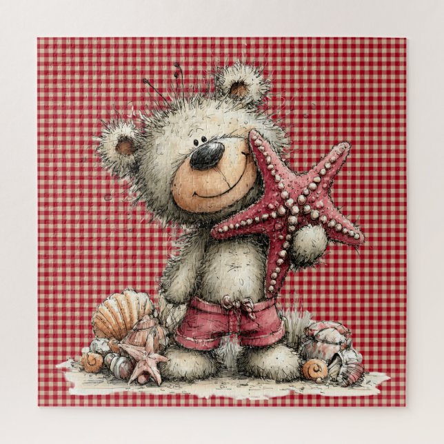 Puzzle Casse-tête d'ours d'été (Vertical)