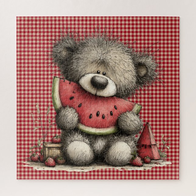 Puzzle Casse-tête d'ours d'été (Vertical)