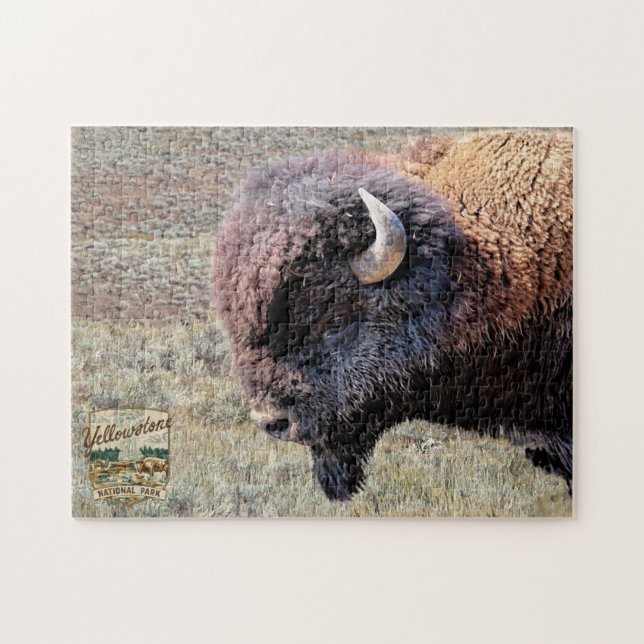 Puzzle Casse-tête du bison du Parc national de Yellowston (Horizontal)