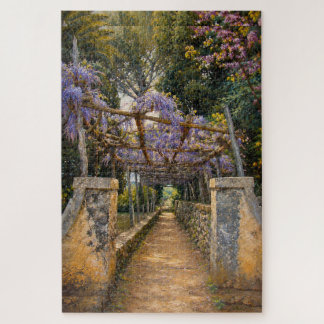 Puzzle Casse-tête du chemin du jardin de glycine