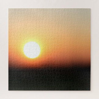 Puzzle Casse-tête du coucher de soleil flou