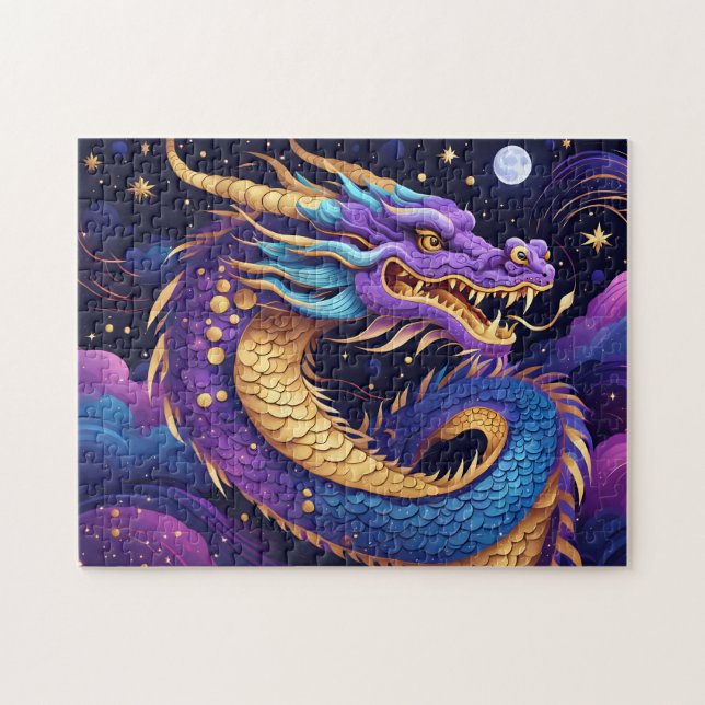 Puzzle casse-tête du dragon céleste (Horizontal)