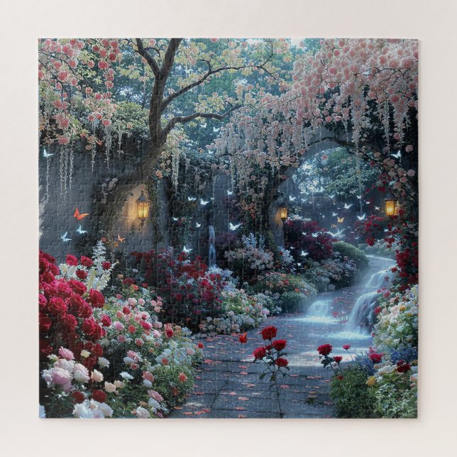 Puzzle Casse-tête du Jardin de Roses Secret (Vertical)