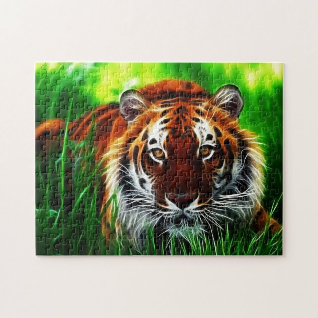 Puzzle Casse-tête du jeu du tigre (Horizontal)