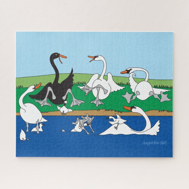 Puzzle Casse-tête du Lac des Cygnes (Horizontal)