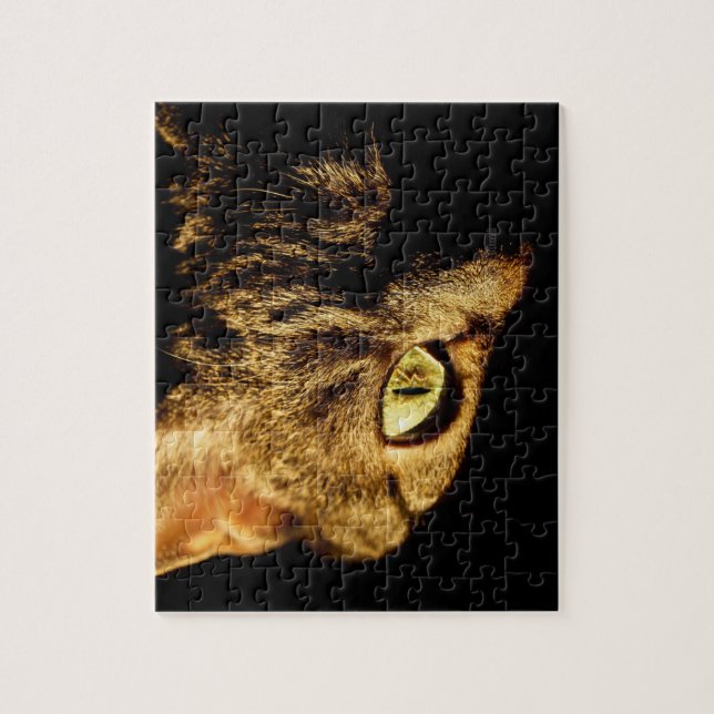 Puzzle Casse-tête du regard de chat  (Vertical)