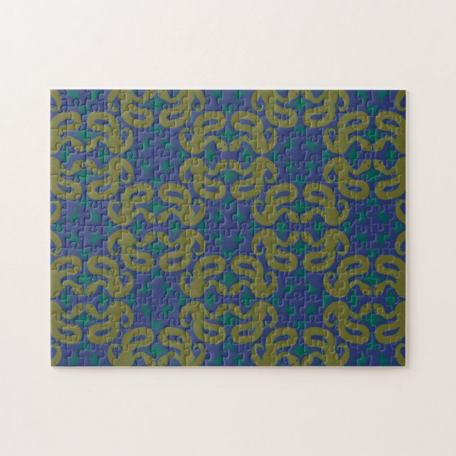Puzzle Casse-tête du serpent jaune (Horizontal)