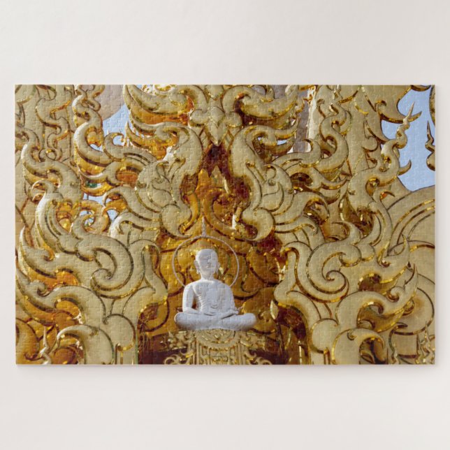 Puzzle casse-tête du temple bouddha (Horizontal)