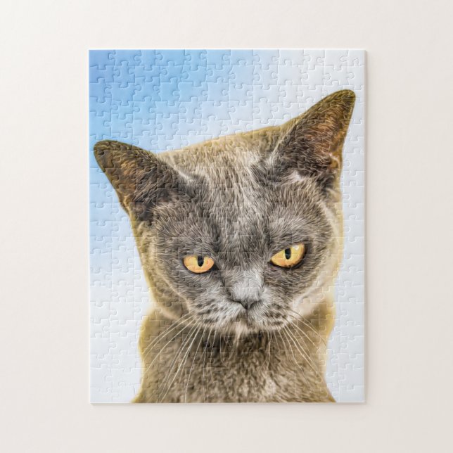 PUZZLE CASSE-TÊTE EN FORME DE CHATON MIGNON GROGNON (Vertical)