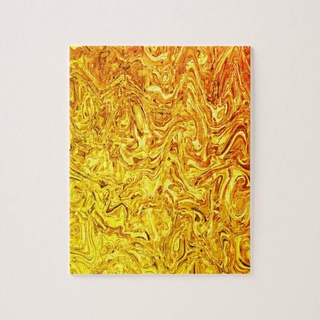 Puzzle casse-tête en or liquide (Vertical)