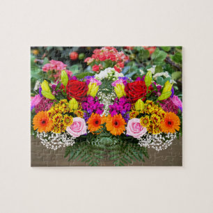 Puzzle Casse-tête Fleur Boîte Florale