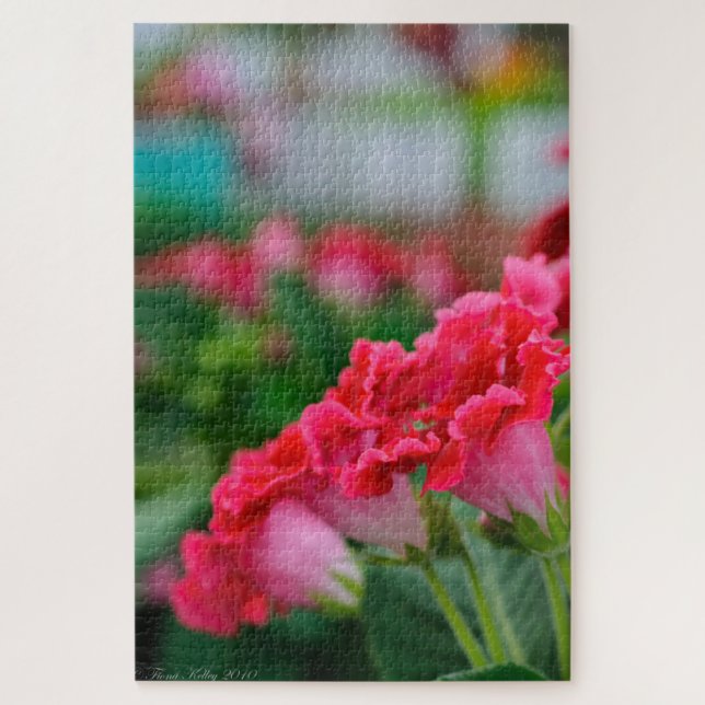 Puzzle Casse-tête Fleurs Roses (Vertical)