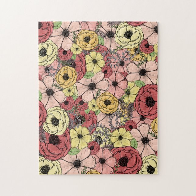 Puzzle Casse-tête floral  (Vertical)