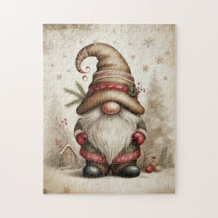 Puzzle Casse-tête Gnome Vintage