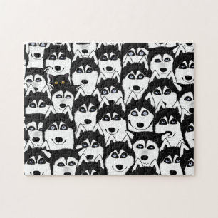 Puzzle Casse-tête Huskies