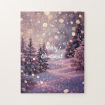 Casse-tête Joyeux Noël - Texte personnalisable