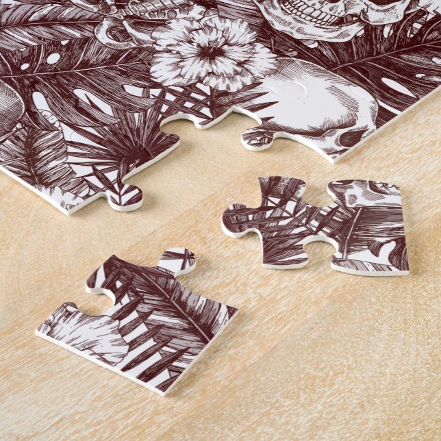Puzzle Casse-tête Jungle Skulls (Côté)