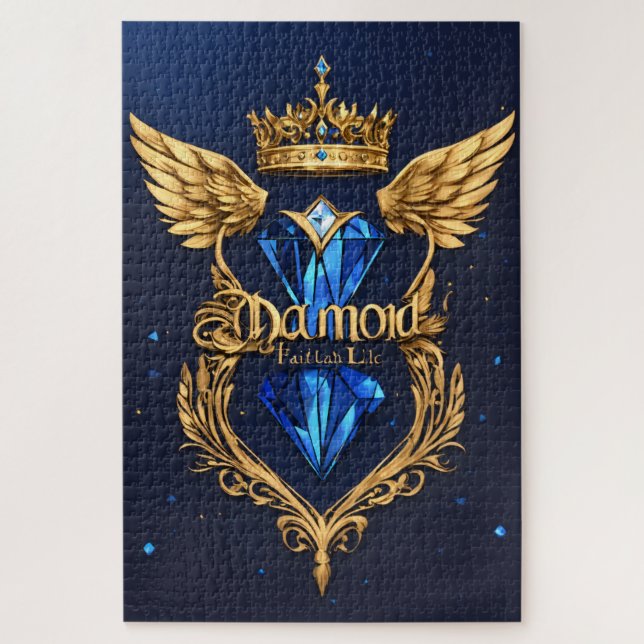 Puzzle Casse-tête Logo Diamant | Jigsaw Diamant Cristal L (Vertical)