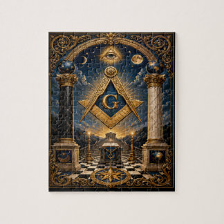 Puzzle casse-tête maçonnique