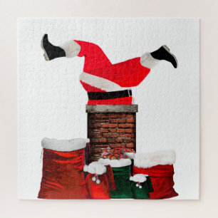 Puzzle Casse-tête Père Noël coincé