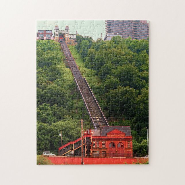 Puzzle Casse-tête photo Duquesne Incline Pittsburgh  (Vertical)