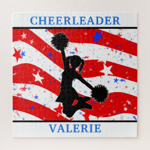Puzzle Casse-tête Pom-pom girl Rouge, Blanc & Bleu