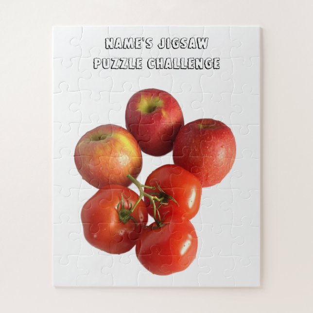Puzzle Casse-tête Pommes et Tomates Fraîches (Vertical)