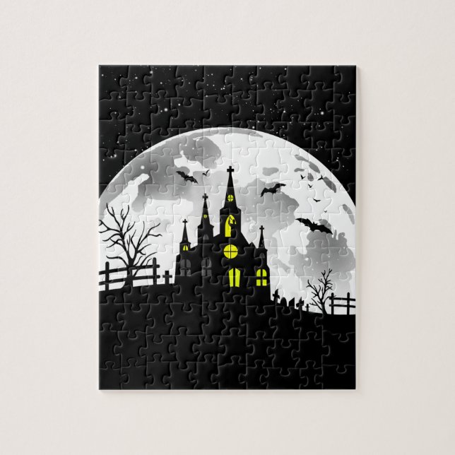 Puzzle Casse-tête psychopathe hantée de Halloween de (Vertical)