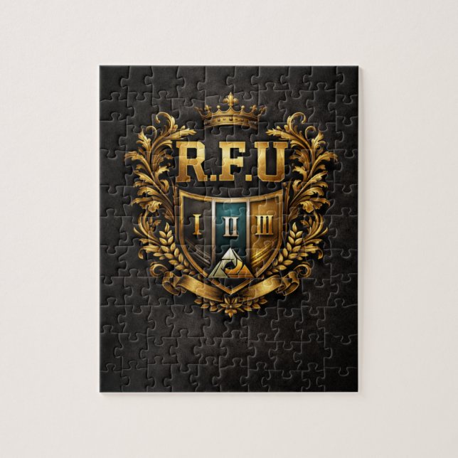 Puzzle Casse-tête R.F.U Crown Crest  (Vertical)