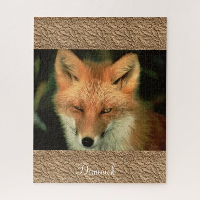 Puzzle Casse-tête Renard Rouge (Vertical)