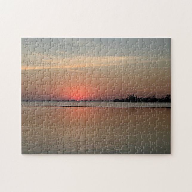 Puzzle Casse-tête Rose Sunset Waters (Horizontal)