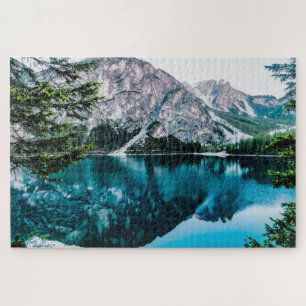 Puzzle Casse-tête scénique de lac de montagne italien enn