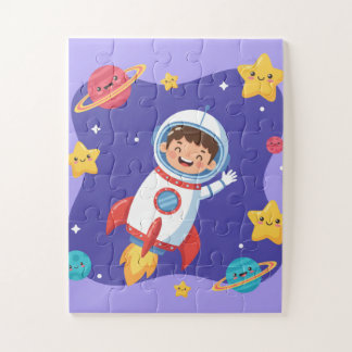 Puzzle Casse-tête Space Explorer pour enfants | Astronaut