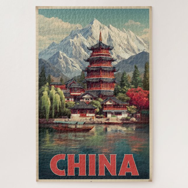 Puzzle Casse-tête Vintage Chine (Vertical)