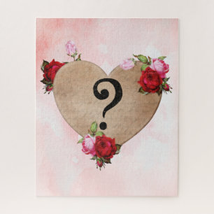 Puzzle Casse-tête Vintage Heart Pop The Question