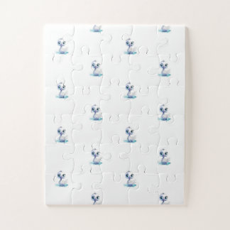 Puzzle Casse-têtes Canard Blanc Heureux Mignon