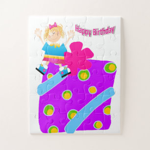 Puzzle Casse-têtes Coloré Joyeux Anniversaire Amis Famill